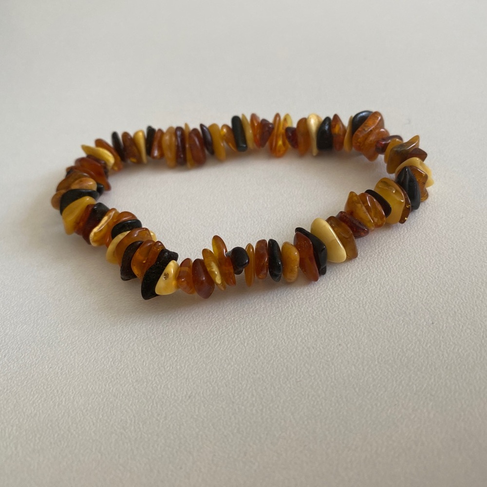 Cute beaded Amber bracelet